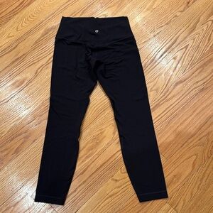 Lululemon Black Align Leggings-Size 6
